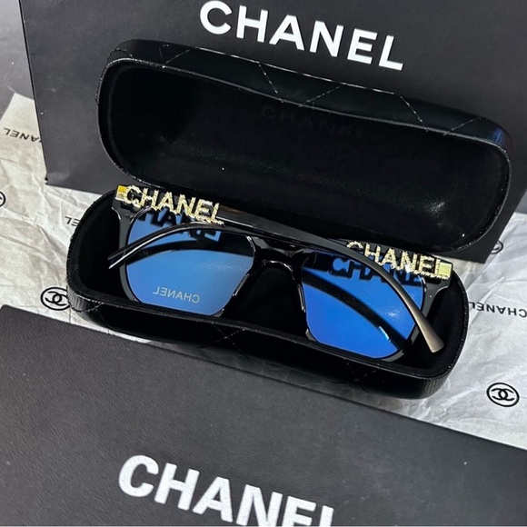 Authentic Chanel Clear Blue Light Glasses *FLOOR PRICE* - Picture 11 of 12